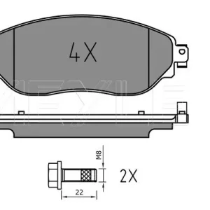 Taniej KLOCKI HAM. RENAULT P. TRAFIC 1,6 DCI 14-