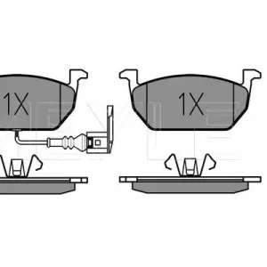 Tani KLOCKI HAM. VW P. GOLF 1,2-2,5 12-