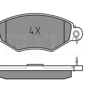 KLOCKI HAM. RENAULT P. KANGOO 97-/XSARA/206 Wyprzedaż