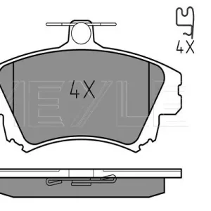 KLOCKI HAM. VOLVO P. S40/V40 Tani