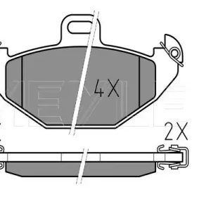 Darmowy zwrot KLOCKI HAM. RENAULT T. LAGUNA 1,6-3,0 97-01