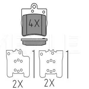 KLOCKI HAM. DB T. W202 C200-230 Niska cena
