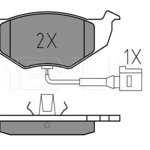 KLOCKI HAM. VW P. POLO 01- Z CZUJNIKIEM Wyjątkowa oferta