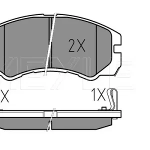 Super okazja KLOCKI HAM. OPEL P. FRONTERA/MONTEREY 92- Z CZUJNIKIEM