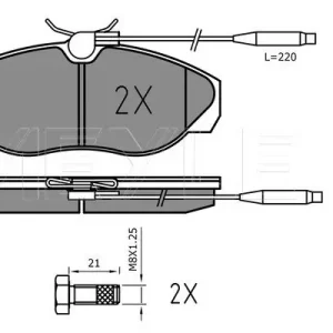 KLOCKI HAM. FIAT P. DUCATO 94-02 Kup teraz