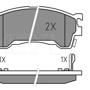 Bezpieczna płatność KLOCKI HAM. MAZDA P. 323/626/PREMACY/XEDOS 91-05 Z CZUJNIKIEM