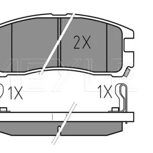 Ostatnie sztuki KLOCKI HAM. MITSUBISHI T. GALANT 92- Z CZUJNIKIEM