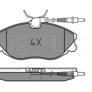 KLOCKI HAM. PEUGEOT P. 406 95-04 Z CZUJNIKIEM Wyprzedaż