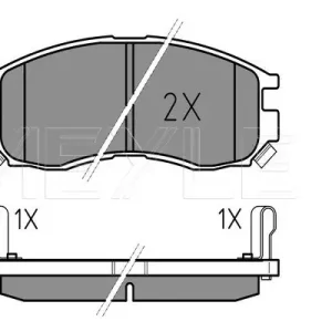 Kup teraz KLOCKI HAM. MITSUBISHI P. COLT/ECLIPSE/GALANT 1,8-2,5 V6 87-04 Z CZUJNIKIEM