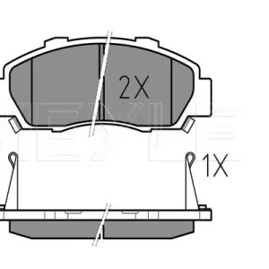 Wyprzedaż KLOCKI HAM. HONDA P. ACCORD -98-/PRELUDE 96-/LEGEND/HR-V/ROVER 600
