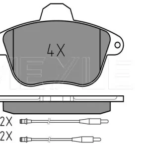 KLOCKI HAM. PEUGEOT P. 605 91- Z CZUJNIKIEM Dodaj do koszyka