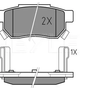 KLOCKI HAM. HONDA T. CIVIC 97- Z CZUJNIKIEM Szybka wysyłka