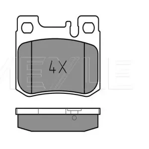 Dostępne od ręki KLOCKI HAM. DB T. W124/202 ASR