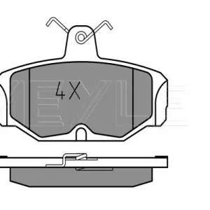 Tylko do końca tygodnia KLOCKI HAM. FORD T. SCORPIO 1,8-2,9 84-BEZ CZUJNIKA