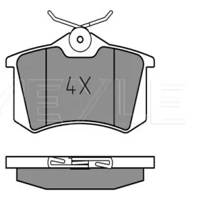 Szybka wysyłka KLOCKI HAM. VW T. GOLF/BORA/PASSAT/A3/A4/A6/OCTAVIA/ 92-12 GR 17,2MM