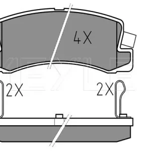 KLOCKI HAM. TOYOTA T. AVENSIS 97-01/COROLLA E11 -01/CAMRY 01- Z CZUJNIKIEM Łatwy zwrot