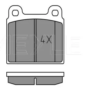 Popularny KLOCKI HAM. VW P. T1/T2/OPEL REKORD/COMMODORE/DB W108/W110/W115/FORD TAUNUS/ALFA GT/SPIDER